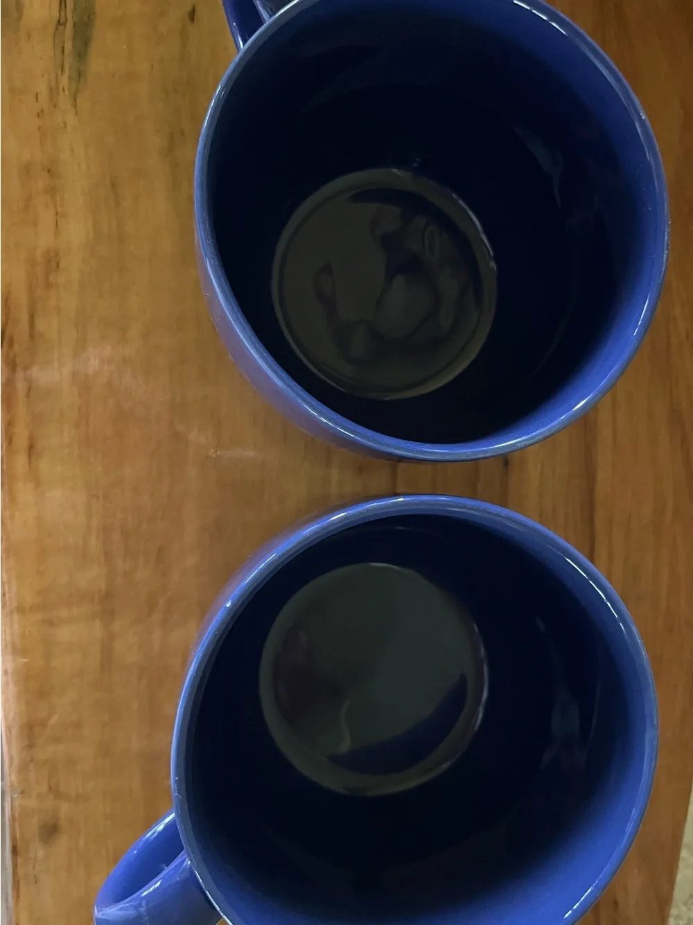 Pier 1 Cobalt Blue Ceramic Mugs - Pair